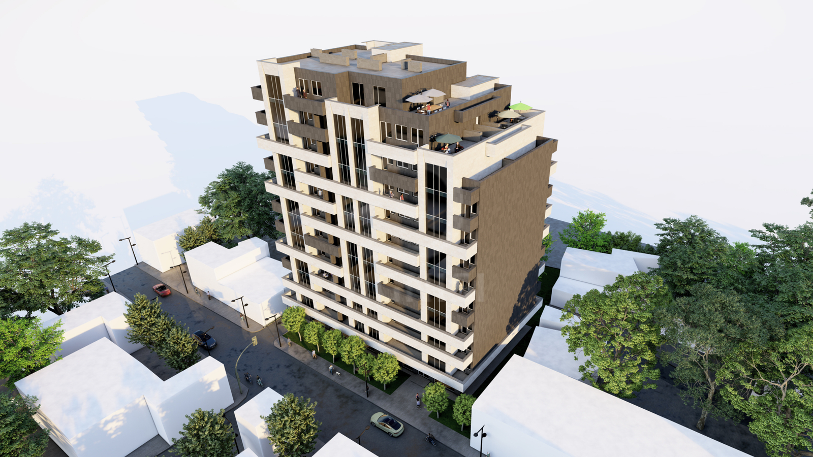 Genesis twin residential building